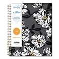 thumbnail image 3 of Baccara Dark Monthly Planner, Baccara Dark Floral Artwork, 10 x 8, Gray/Black/Gold Cover, 12-Month (Jan to Dec): 2024 | Bundle of 2 Each, 3 of 5