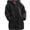 Black, variant on LEAVINGSUO Womens Fashion Winter Coats for Women Women's Thickened Medium Long Sweater Hooded Cardigan Solid Color Coat Sweater Coat