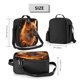 thumbnail image 2 of Fotbe Gold Flame Pattern Wolf Lonchera Bolsa de Almuerzo para Hombres y Mujeres, Lonchera de Gran Capacidad, Bolsa de Almuerzo Reutilizable, Bolsa Térmica Aislante, 2 of 7