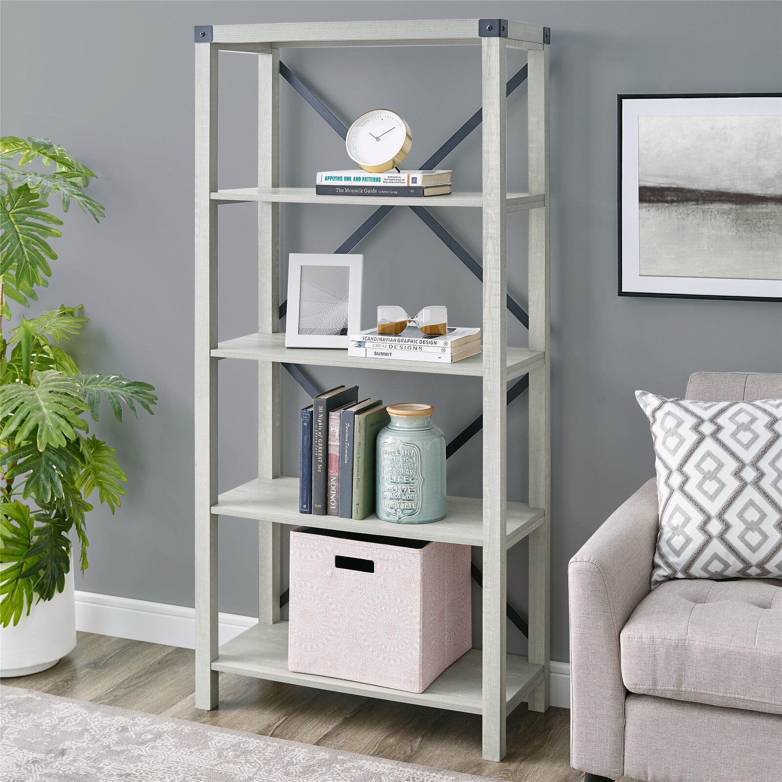 Arsenault etagere bookcase deals