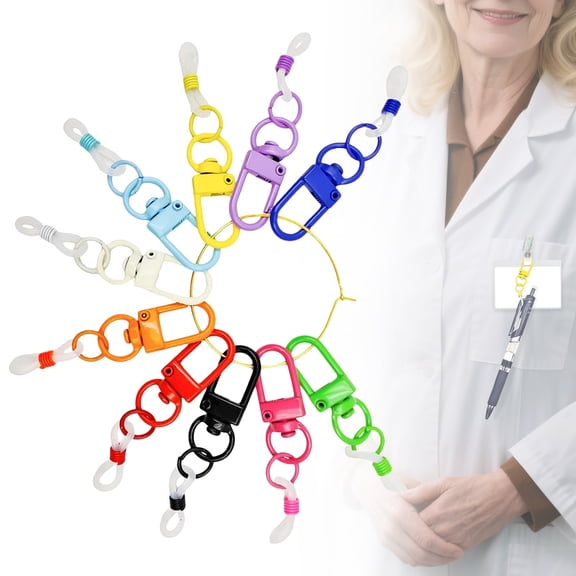 10 Pack Colorful Pen Charms, Cute Pen Decorations, Assorted Color Pen Pendants for Pens, Pencils & Stationery