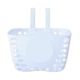 thumbnail image 4 of Cesta delantera para bicicleta de niños, manillar delantero colgante, desmontable, portátil, bonita para niños Blanco, 4 of 9
