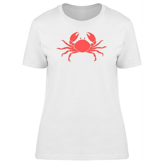 Illustration Of A Red Crab T-Shirt Women -Image by Shutterstock, Female Large