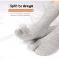 thumbnail image 2 of 5 Pairs Fashion Japanese Style Tabi Toe Socks for Men Women Summer Fiber Two Finger Socks Kimono Flip Flop Sandal Split Tabi Toe Sock, 2 of 6
