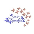thumbnail image 1 of Leutsin Acrylic Hollow Butterfly DIY Mirror Wall Sticker Home Decoration, 1 of 2