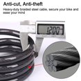 thumbnail image 3 of Ndakter Bike Lock 4/5.6 Feet Bicycle Cable High Security 5 Digit Resettable Combination Coiling Bicycle Lock Heavy Duty Anti Theft Cable With Mounting Bracket 1/2 Inch Diameter (4Ft Pink-12Mm), 3 of 4