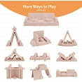 thumbnail image 2 of Kids Couch, Linor 10 Pcs Toddler Couch, Baby Kids Sofa Couch for Bedroom & Playroom, over 10 Combinations Creative Modular Sofa for Kids, Creative Sofa for Imaginative Kids (Pink), 2 of 7