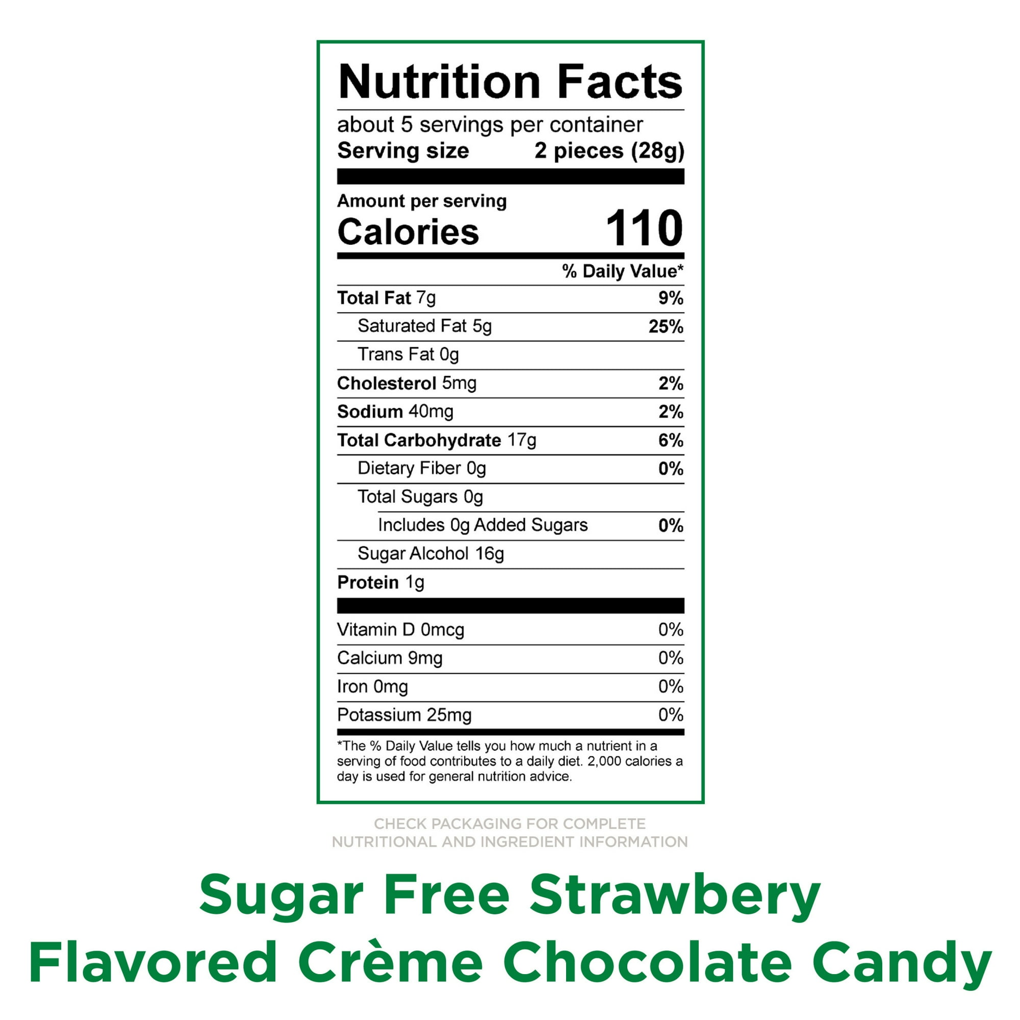 Russell Stover Chocolates Sugar Free Milk Chocolate Strawberry Caramel Mini Gusset Bag 5oz (10 Pieces)