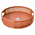 thumbnail image 2 of Xingzhi Anti-Skid Turntable Spice Rack Bathroom Storage Organizer Container Tray Orange L 1Set, 2 of 6