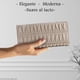 thumbnail image 2 of Cartera grande para mujer SQbags con pliegues elegantes blanca, 2 of 4