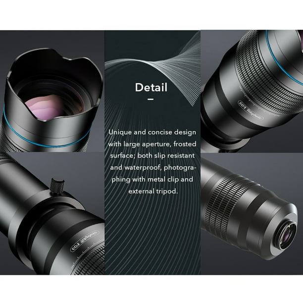 APEXEL APL-JS60XJJ09 Metal 60X HD Phone Telephoto Zoom Lens Kit