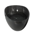 thumbnail image 2 of 67.8 inch Resin Freestanding Bathtub, Translucent Black Artificial Stone Bath Tub, 2 of 8