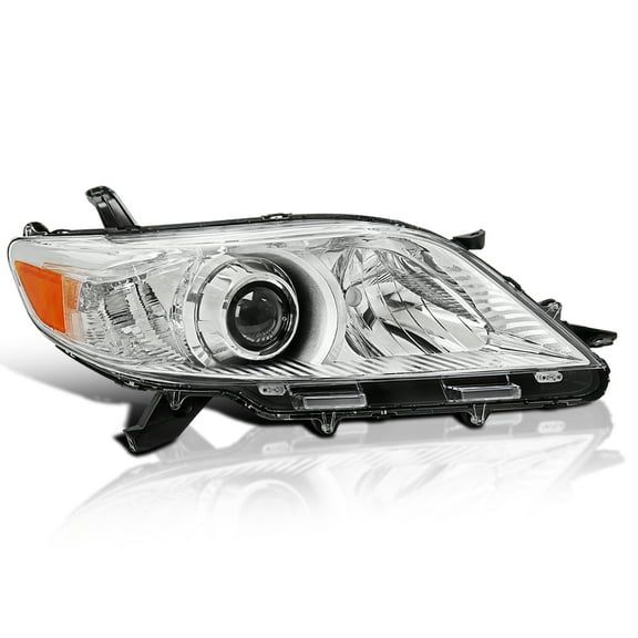 Spec-D Tuning Right Passenger Side Chrome Projector Headlight Compatible with 2011-2020 Toyota Sienna