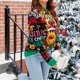 thumbnail image 5 of Suéter Navideño Suéter de Navidad para mujer Elk Tree Printed Knit Funny Ugly Xmas Pullover prendas de vestir exteriores Kuymtek Amarillo L para Mujer, 5 of 6