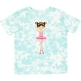 thumbnail image 3 of Inktastic Ballerina with Two Buns Girls Toddler T-Shirt, 3 of 5