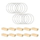 thumbnail image 2 of 10 Pcs 12 Inch Metal Hoop Centerpieces For Table, Metal Wreath Ring With 10 Pcs Place Card Holders, 2 of 5
