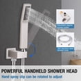thumbnail image 2 of Cesinkin, 2 Modes 1.8 GPM Wall Mounted Showerhead 5 Piece, 2 of 5