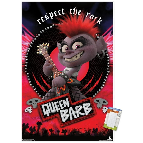 DreamWorks Trolls 2 - Barb Wall Poster, 22.375" x 34"