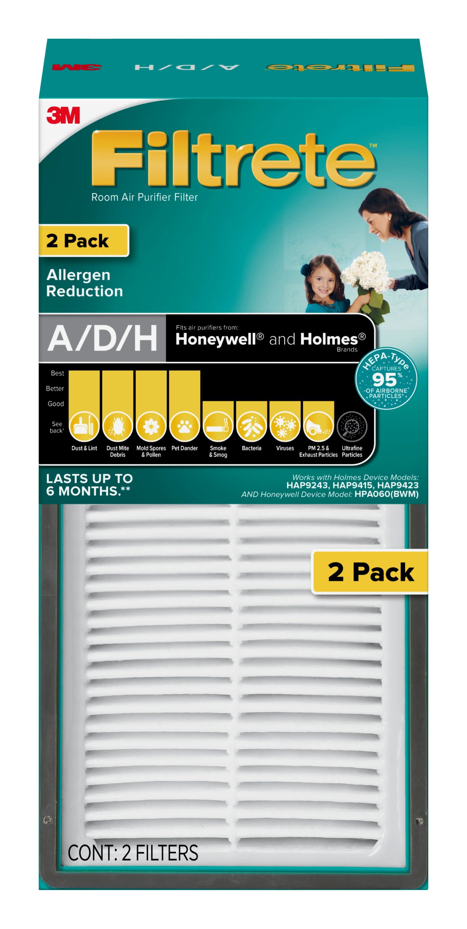 Filtrete Allergen Reduction HEPAType Room Air Purifier Filter