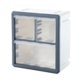 thumbnail image 3 of Lipstore Mini Drawer Organizer Desktop Storage Drawers Jewelry Storage Box Large Capacity 3 Lattices, 3 of 8