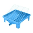 thumbnail image 3 of Inodoro para perros, entrenador de orinal, orinal extraíble, bandeja para orinal para perros, para interior y exterior, para conejos, perros pequeños azul, 3 of 8
