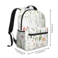 thumbnail image 2 of Balery Wildflower Watercolor 2 Mochila Escolar Impresa, Mochila Ligera para Viajes Casual, Mochila Duradera y Cómoda Multifuncional, Mochila para Laptop-One Size, 2 of 5