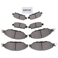 thumbnail image 3 of 8-Piece Ceramic Brake Set - Front and Rear - Low Formula - Enhanced Performance-8PCS Front + Rear Ceramic Brake Pads, 3 of 7