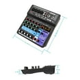 thumbnail image 2 of Dj Controller Mixer Sound 6 - Way  Pro Equipment Mixing Console Professional Portable Video Consumer Electronics ,Smart Fader, 2 of 7