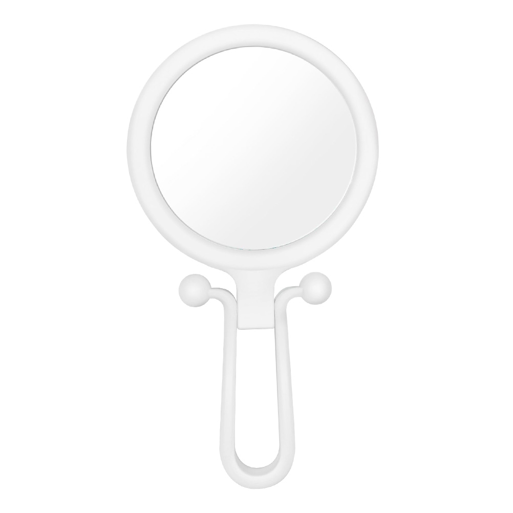 Mirror Travel Folding Makeup Vanitystandportable Desktop Foldable Round Magnifying Compact