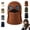 Brown, variant on Ribbed Knit Balaclava Beanie with Goggle-Style Eye Panels, Winter Ski Hat, Beanie with Goggles, Head Neck Face Coverage, Goggle-Style Eye Panels, Flexible Unisex Fit, Ski Cycling Hiking Wear