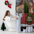thumbnail image 5 of Christmas Dogs Bathroom Shower Curtain Xmas Trucks Tree Red House Winter Snow Scene Waterproof Washable Shower Curtains for Bathtub Bath Decor with Grommets and Hook 54 X 78 Inch, 5 of 8