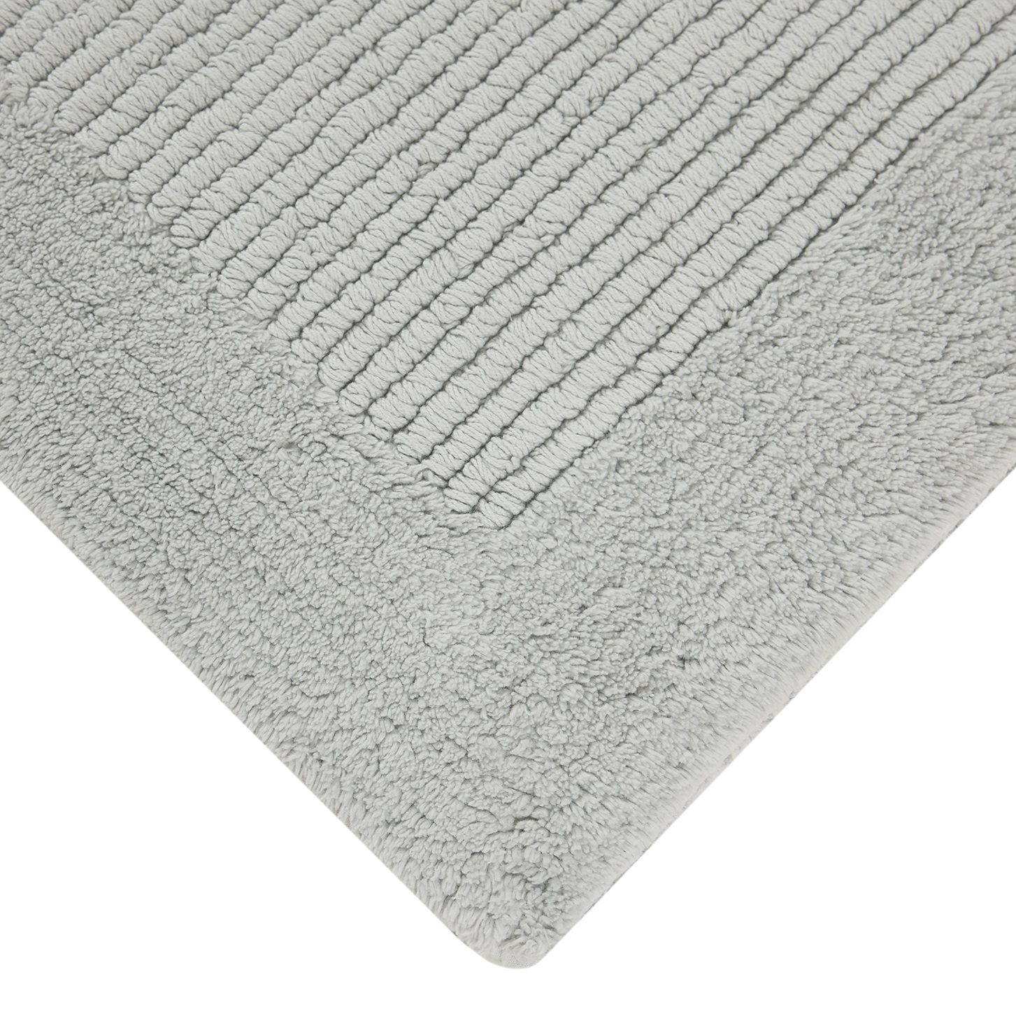 Hotel Style Silver Egyptian Cotton 24" x 60" Bath Runner