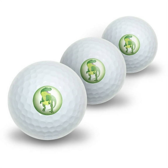 Tyrannosaurus Rex Dinosaur Novelty Golf Balls, 3pk