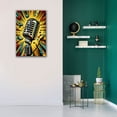 thumbnail image 6 of Epic Graffiti 'Microphone'  by Andreas Magnusson Canvas Wall Art, 26" x 40", 6 of 8