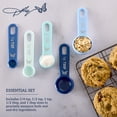 thumbnail image 2 of Dolly Parton 5-Piece Nesting Measuring Spoons, Blue, 2 of 9