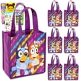 thumbnail image 1 of Juego de bolsas para regalos de fiesta Bluey, 6 bolsas reutilizables de 20 x 18 x 10 cm, 1 of 8