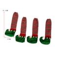 thumbnail image 2 of Elfo De Navidad Piernas Elasticidad Pies Calcetín Cubierta Protector De Suelo Mesas Silla Pierna Cubre Decoración De Navidad 2 Uds. Speravity HA042669-01, 2 of 6