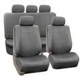 thumbnail image 1 of FH Group Premium PU Leather Seat Covers For Car Truck SUV Van - Full Set, 1 of 6