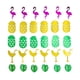 thumbnail image 1 of 30 piezas de confeti de hawaiana para decoración de celebraciones de hawaiana, 1 of 9