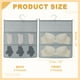 thumbnail image 2 of Organizador Colgante Uxcell, Bolsa de Almacenamiento para Sujetadores, Estantes de Almacenamiento Colgantes de Doble Cara para Ropa Interior Calcetines Armarios Dormitorio Baño, Gris (2+6 Bolsillos), 2 of 7