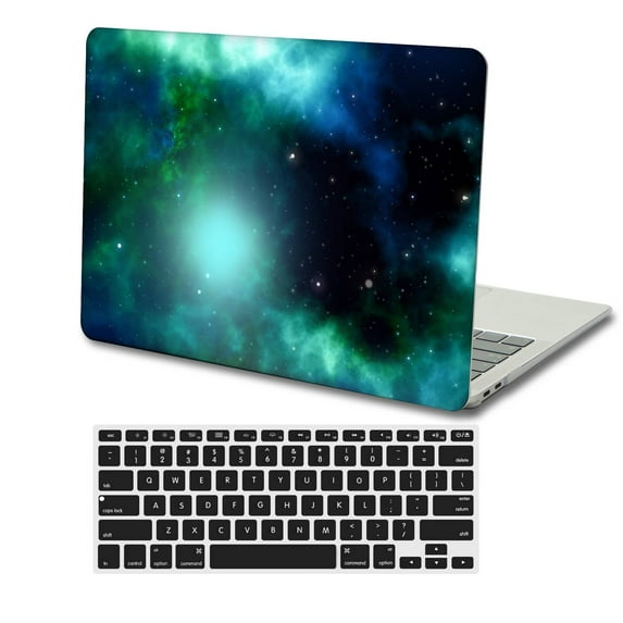 KSK KAISHEK Hard Shell Cover Compatible with Old MacBook Air 13" with No Touch No USB-C + Black Keyboard Cover Model: A1369 A1466( Galaxy A 78)