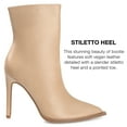thumbnail image 2 of Journee Collection Womens Limma Pointed Toe Stiletto High Ankle Booties, 2 of 6