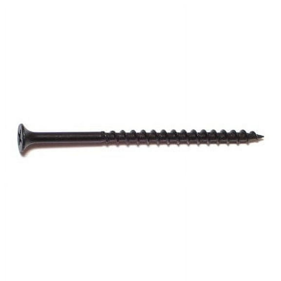 #8 x 3" Black Phosphate Steel Coarse Thread Phillips Bugle Head Drywall Screws DWSCR-146