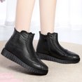thumbnail image 3 of B91xZ Fall Winter Boots Women Slip On Boot Comfortable Winter Boot,Black 6.5, 3 of 5