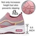 thumbnail image 5 of BERANMEY Women's Slip On Walking Shoes Lightweight Breathable Mesh Sneakers with Arch Support Soft Foam Cushion for Work Casual Comfort Non Slip, 5 of 9