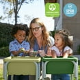 thumbnail image 6 of ECR4Kids 2-Station Sand and Water Adjustable Height Table, Sensory Bins, Fern Green/Hunter Green, 6 of 9