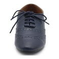 thumbnail image 3 of Ollio Women's Shoes Classic Lace Up Dress Low Flat Heels Oxfords M1914, 3 of 6