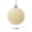 Beige, variant on COM1950s Flocked Christmas Ball Ornaments, Shatterproof Velvet Tree Decorations with Hanging String for Holiday Party and Home Display