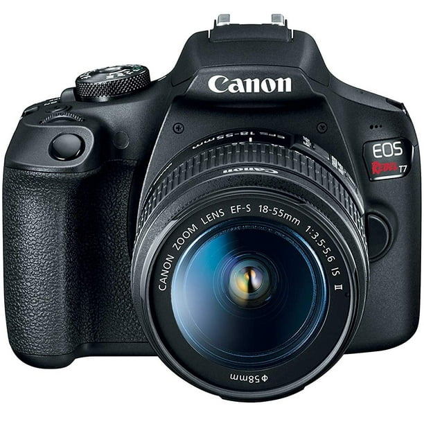 charla Intacto Joven Canon EOS Rebel Camera T7 EF-S 18-55mm IS II Kit - Walmart.com