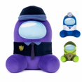 thumbnail image 6 of 7.87InchAmong Plush Toy Us Set of 3 Stuffed Animals Soft Pillow Figure Desktop Gaming Room Decor for Game Fans, 6 of 9